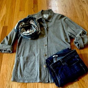Gray Flax Jacket in great shape!